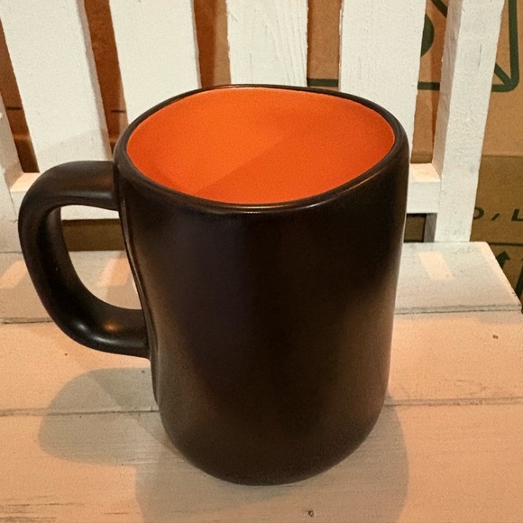 Rae Dunn Black and Orange Vampire Juice Mug - Picture 2 of 3